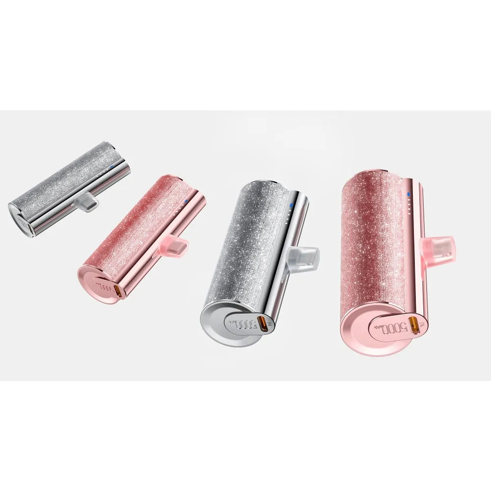 VEGER powerbank 5.000 mAh s ugrađenim Lightning PD QC3.0 konektorom PlugOn - pink