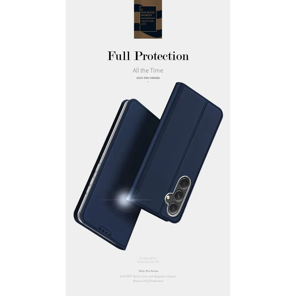 DUX DUCIS Skin Pro - flipové pouzdro pro Samsung Galaxy S23 FE modré