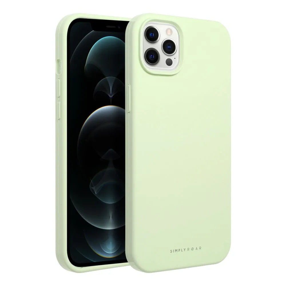 Roar Cloud-Skin maska pro iPhone 12 Pro světle zelená