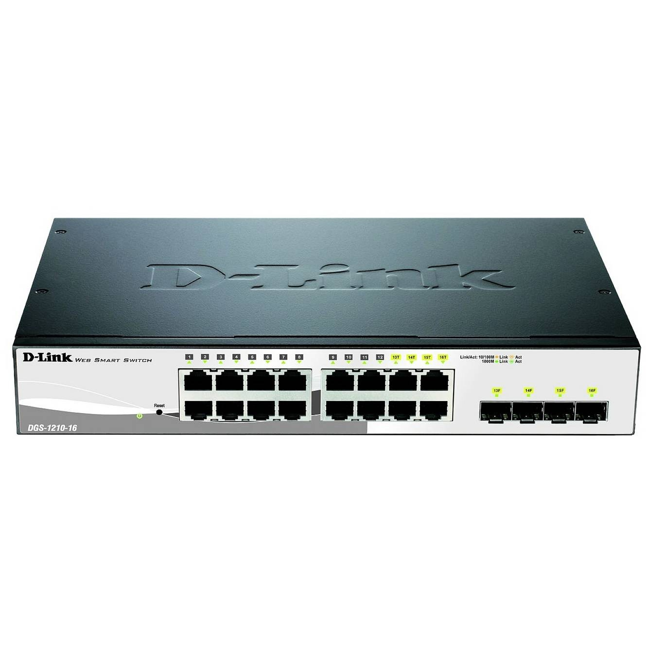 D-Link DGS-1210-16 Upravljano L2 Crno
