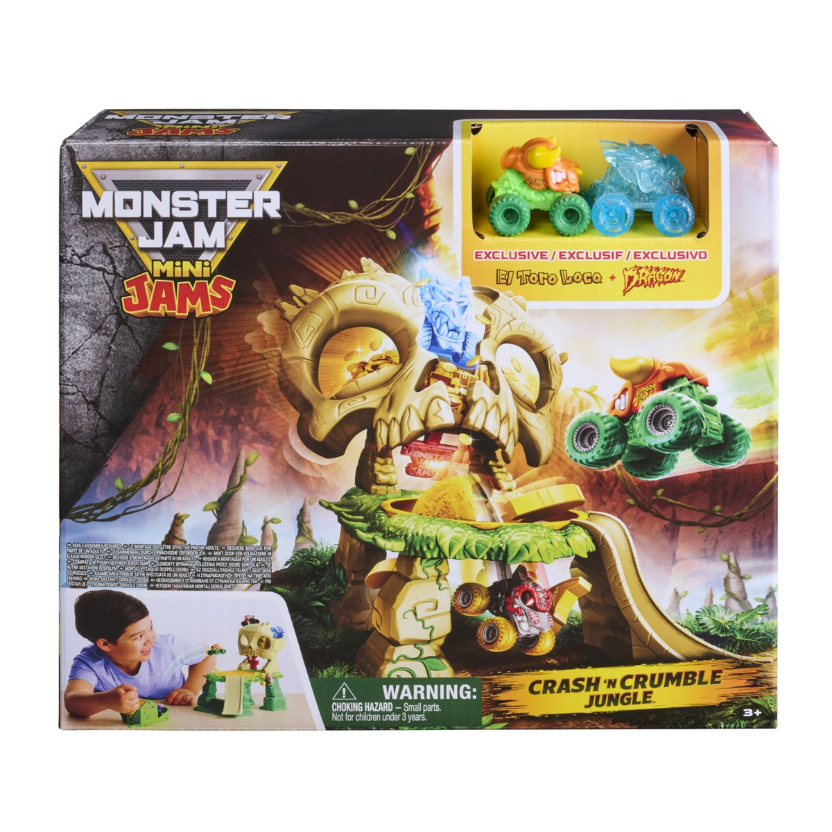 Monster Jam MNJ VHP Mini Crash n Crumble Jungle GML