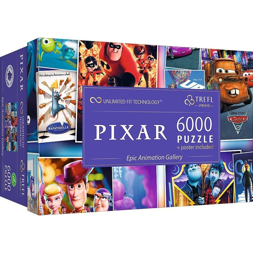 Trefl PRIME Pixar Slagalica 6000 kom Crtići