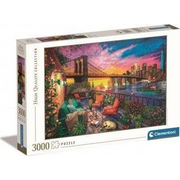 Clementoni Manhattan balcony sunset Slagalica 3000 kom Grad