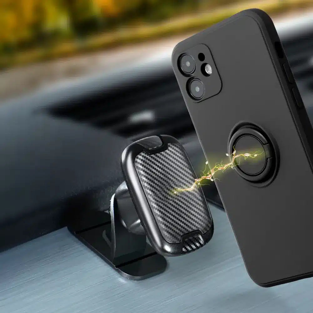 Silikonové pouzdro Ring pro XIAOMI Redmi NOTE 12 5G černé