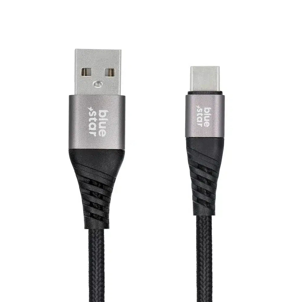 Blue Star pleteni kabel s USB A na Lightning 2.4A konektorom