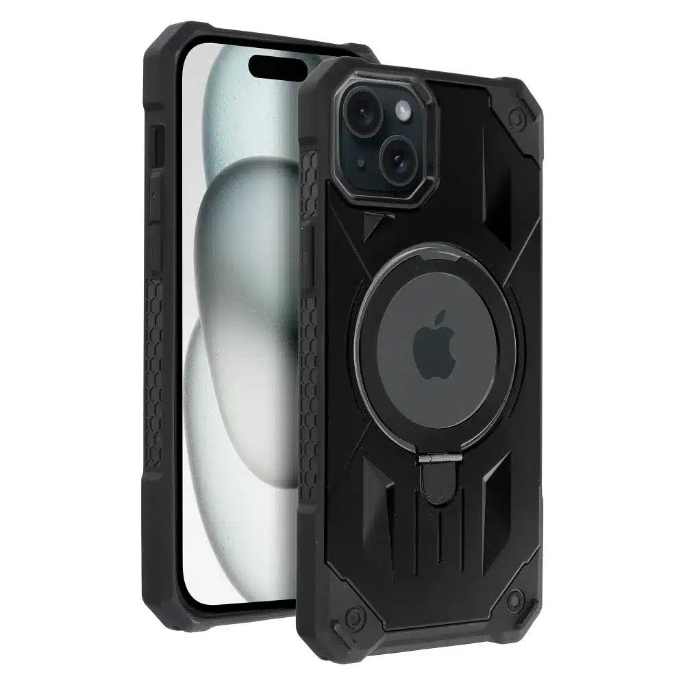 Kryt Armor Mag Cover kompatibilní s MagSafe pro iPhone 15 Plus černý