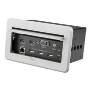 StarTech.com BOX4HDECP2 AV konferencijska poveznica 3840 x 2160 pikseli Ethernet LAN veza Srebro