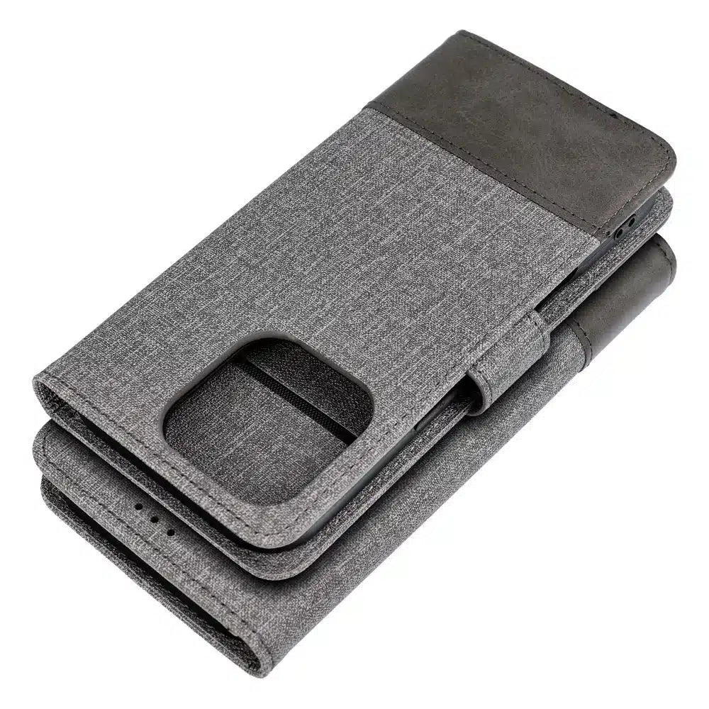 GOMMA Book flipové pouzdro pro Xiaomi Redmi NOTE 14 PRO 5G / Redmi NOTE 14 PRO PLUS 5G šedé