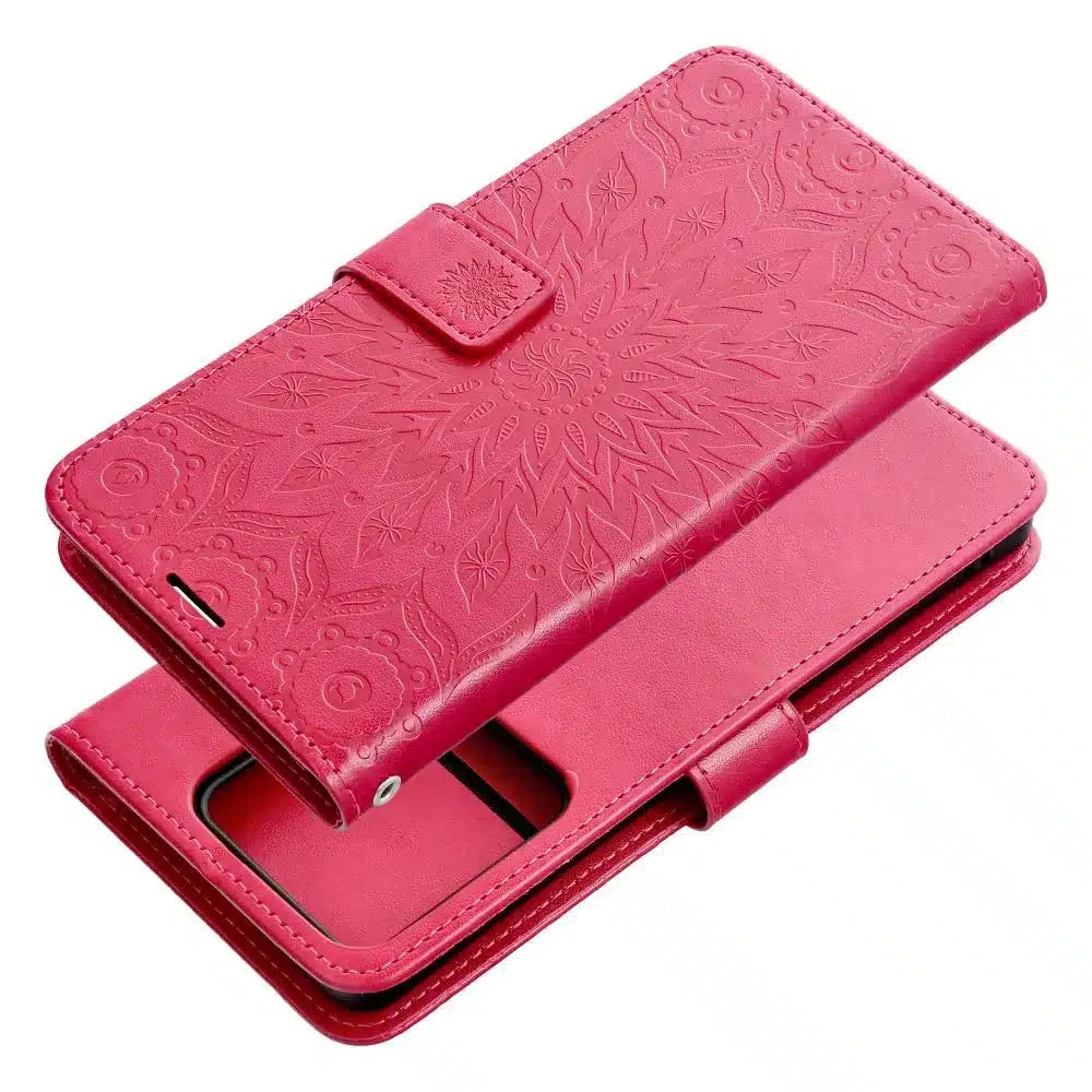 MEZZO Book case flip pouzdro pro XIAOMI Redmi NOTE 13 5G mandala purpurová