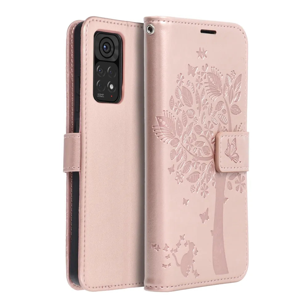 Forcell MEZZO Book pouzdro pro XIAOMI Redmi NOTE 11 PRO / 11 PRO 5G / 12 PRO 4G / LTE mandala růžovo-zlatá