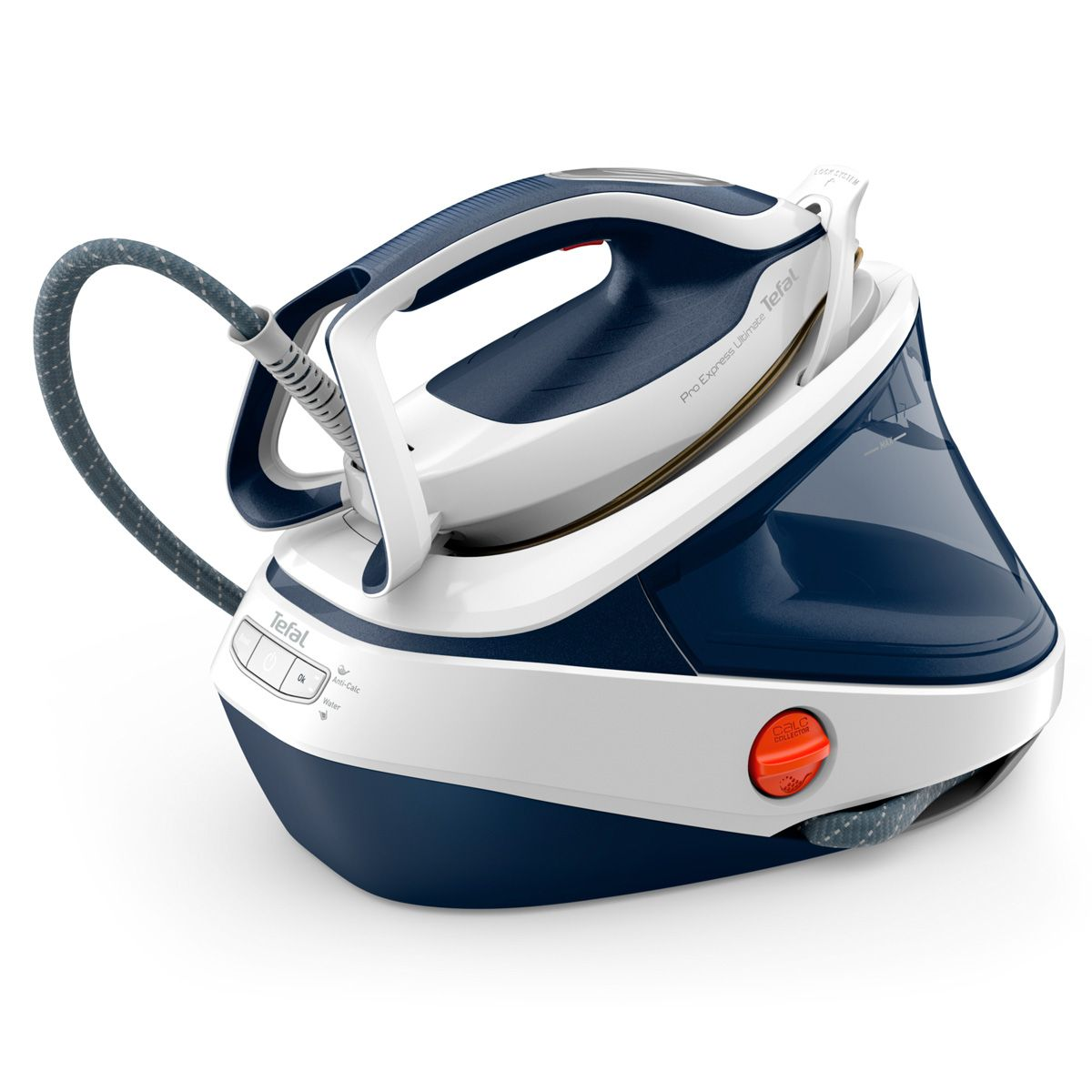 Tefal Pro Express Ultimate II GV9712 3000 W 1,2 L Durilium AirGlide soleplate Plavo, Bijelo