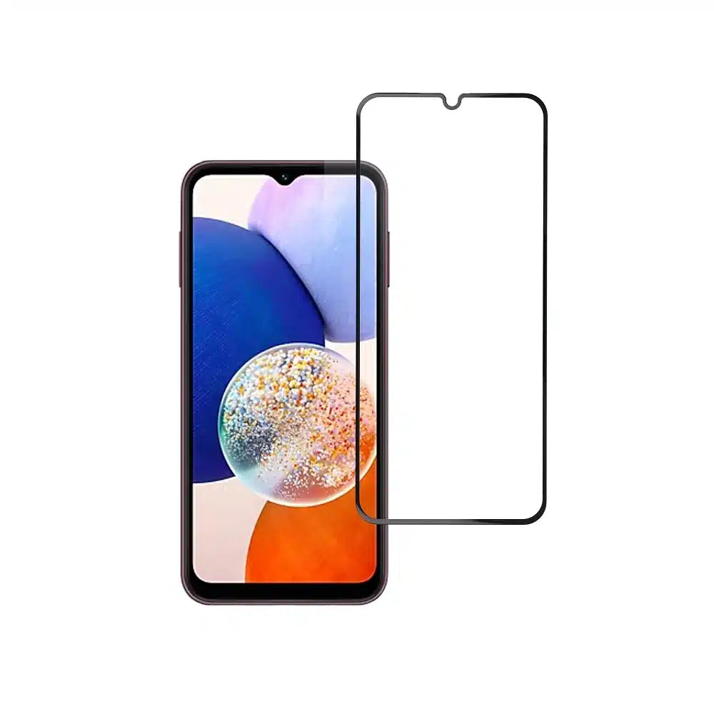 Tvrzené sklo Blue Star 5D - pro Samsung A14 5G (full glue/case friendly) - černé