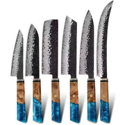 Set damašćanskih kuhinjskih noževa AI-37546 - Plava KP37546