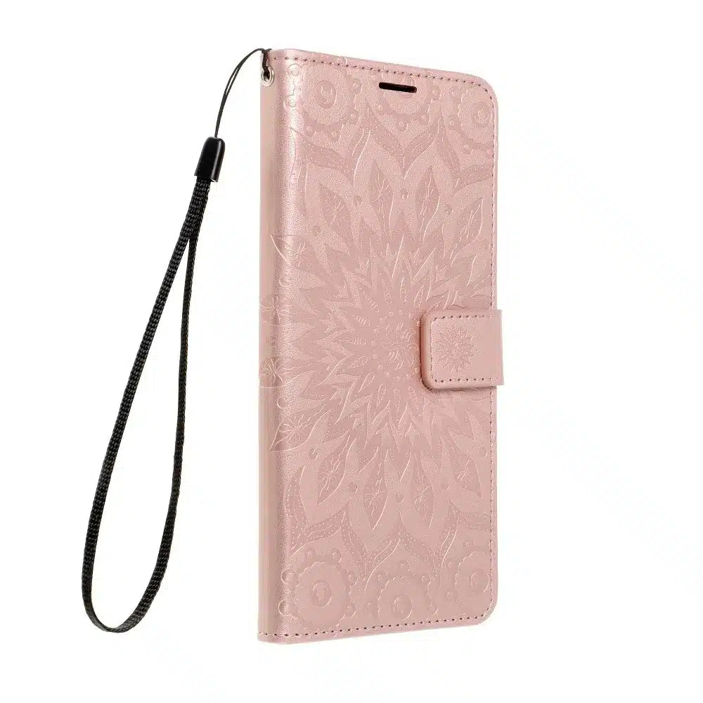 MEZZO Book case za SAMSUNG GALAXY A12 mandala rose gold