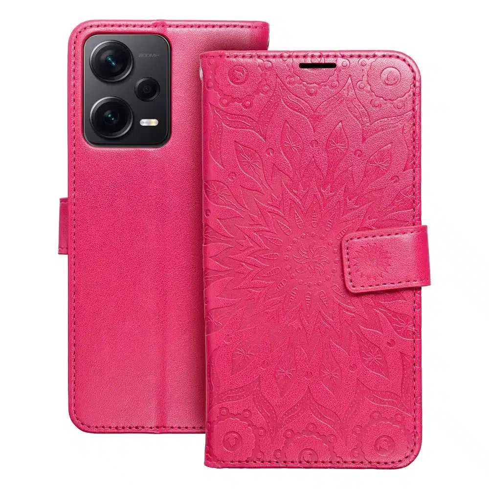 MEZZO Book case preklopna torbica za XIAOMI Redmi NOTE 12 PRO 5G mandala magenta
