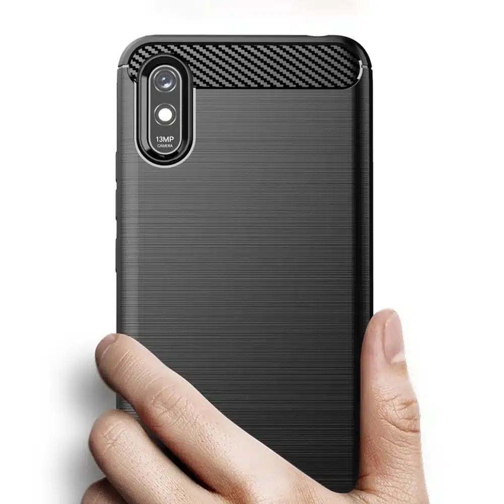 CARBON kryt pro XIAOMI Redmi 9A / 9AT černý