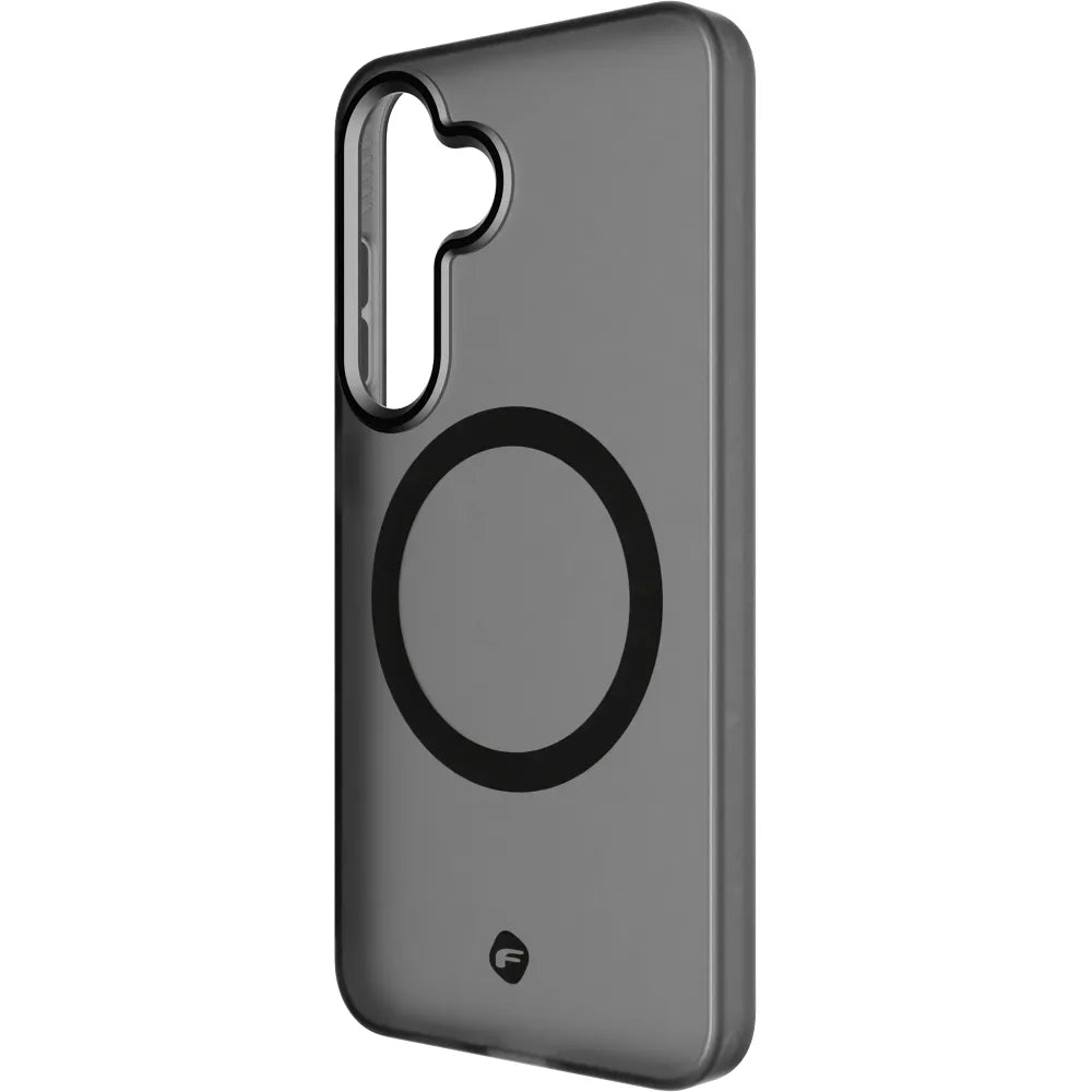 FORCELL F-PROTECT MagSafe kompatibilní kryt pro SAMSUNG GALAXY S25 kouřově černý
