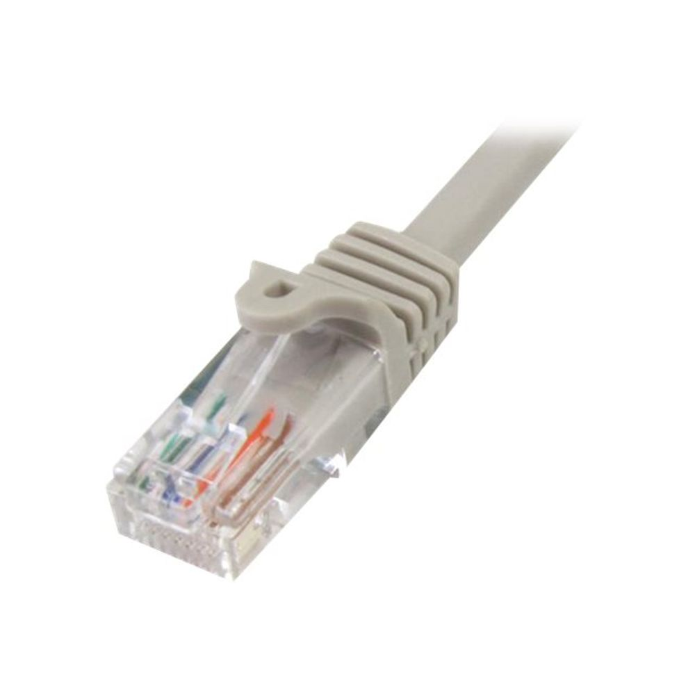 StarTech.com 45PAT1MGR kabel za umrežavanje Sivo 1 m Cat5e U/UTP (UTP)