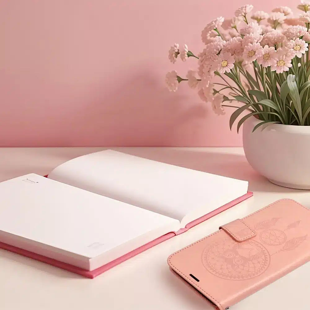 MEZZO Book case flipové pouzdro pro SAMSUNG GALAXY A25 5G dream catcher peach fuzz