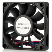 StarTech.com FAN7X15TX3 Sustav hlađenja računala Kućište računala Ventilator 7 cm Crno