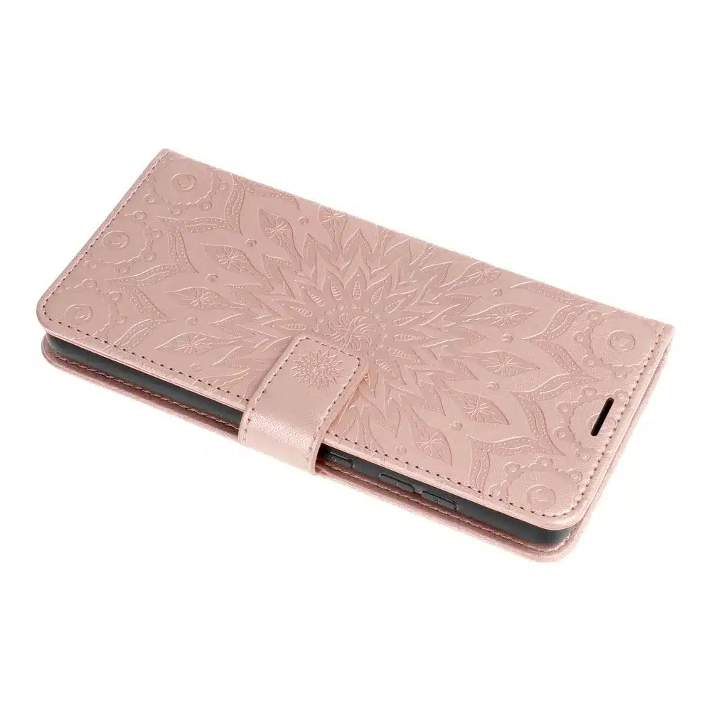 MEZZO Book case preklopna torbica za XIAOMI Redmi NOTE 13 4G mandala gold pink