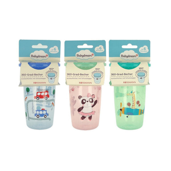 Babydream Rossmann čaša 360° Roza