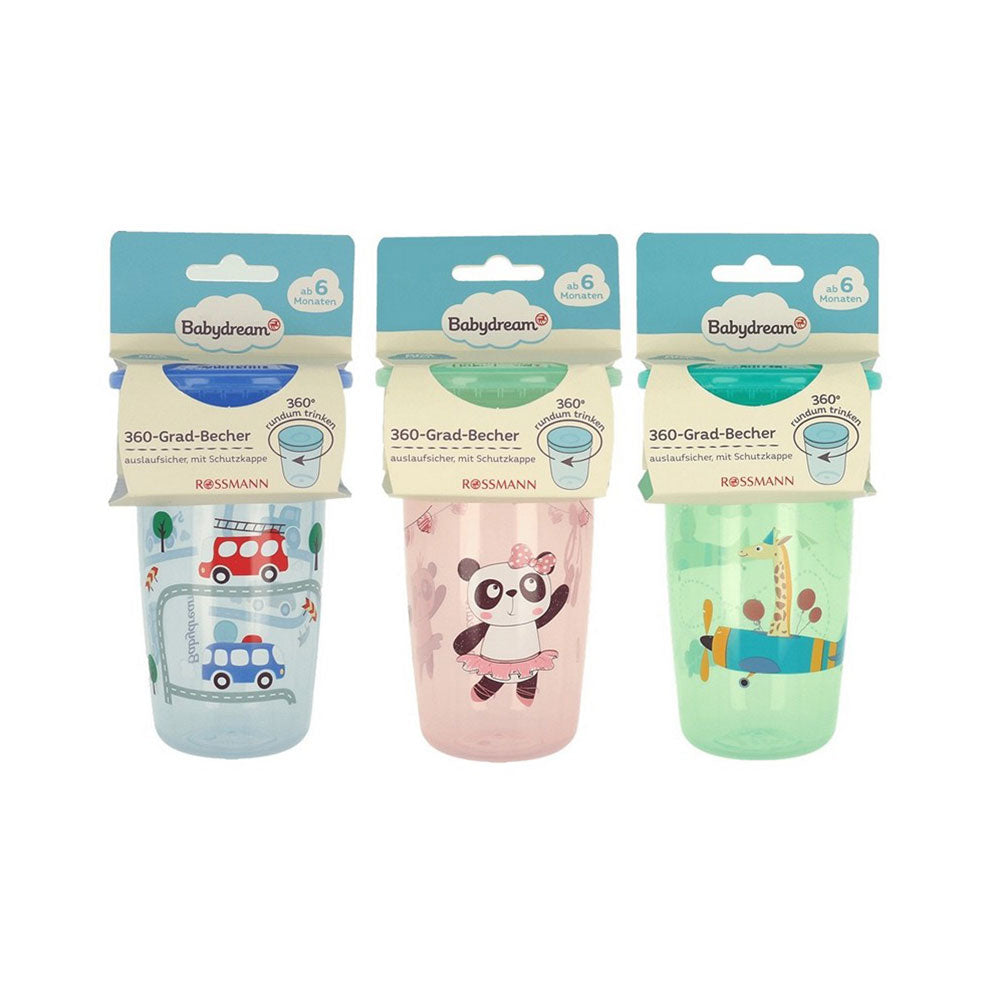 Babydream Rossmann čaša 360° Plava