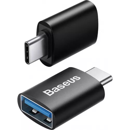 BASEUS INGENUITY USB-C NA USB-A ADAPTER OTG (CRNI)