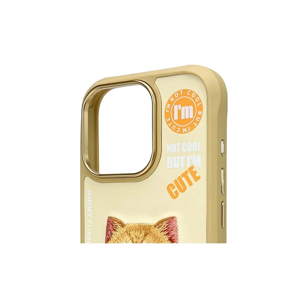 NIMMY COOL & CUTE 2.0 kryt s motivem kočky pro iPhone 16 Pro Max - khaki