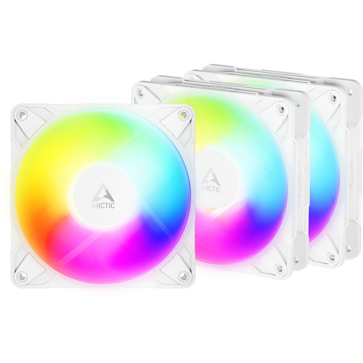 ARCTIC Freezer P12 Pro Reverse A-RGB (White) - 3 Pack Kućište računala Ventilator 12 cm Bijelo 3 kom