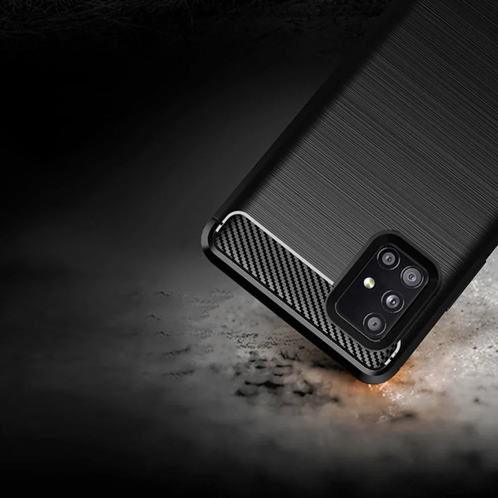 CARBON Case kryt pro SAMSUNG GALAXY A51 5G černý