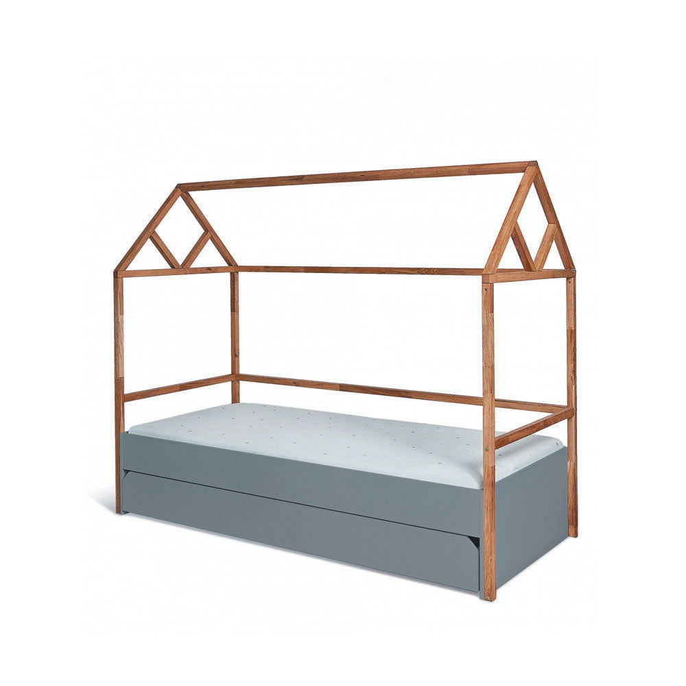 Bellamy Lotta krevet kućica s ladicom 200x90 cm, grey