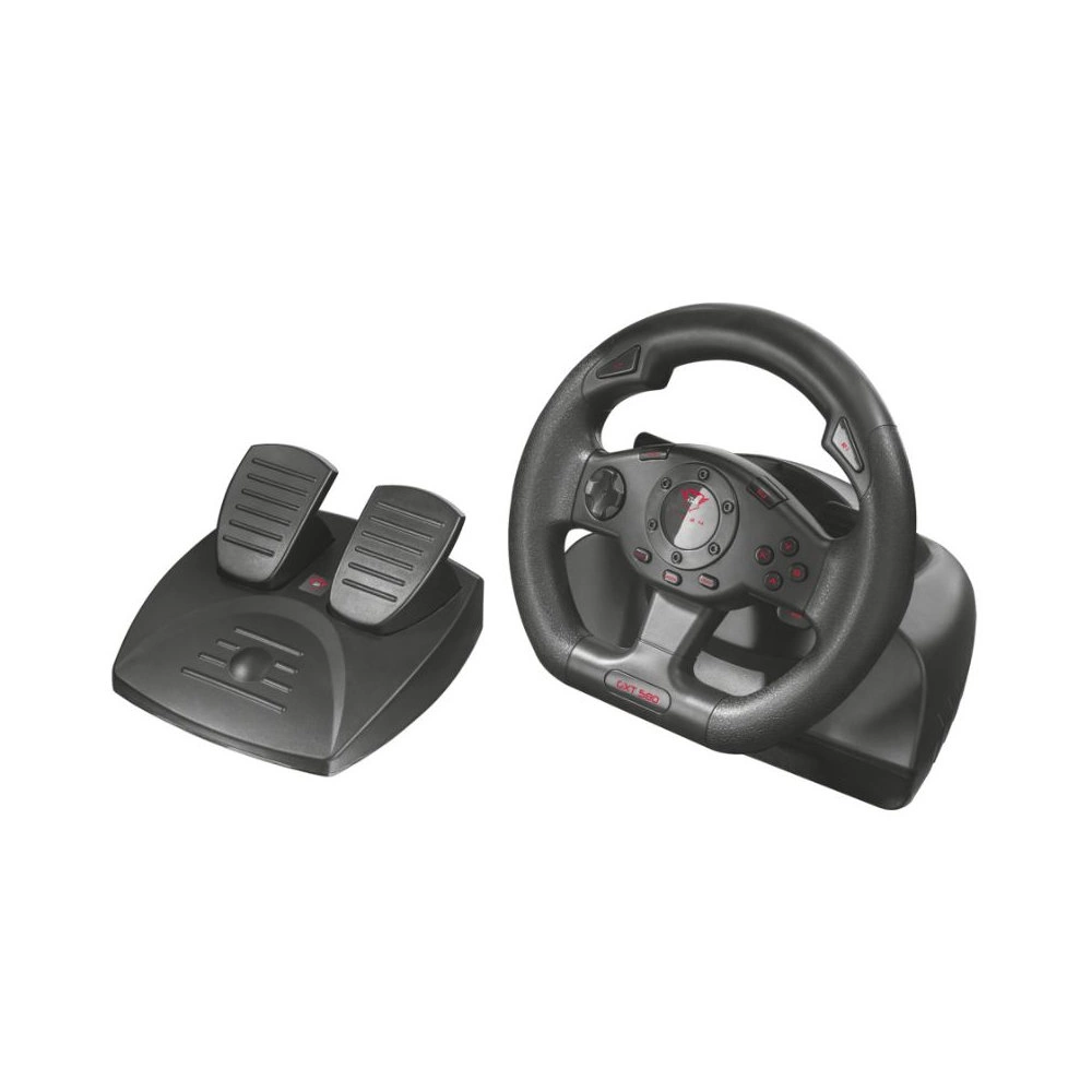 Trust GXT 580 Vibration Feedback Racing Wheel Crno USB 2.0 Volan + Papučice Digitalno PC/osobno računalo, Playstation 3