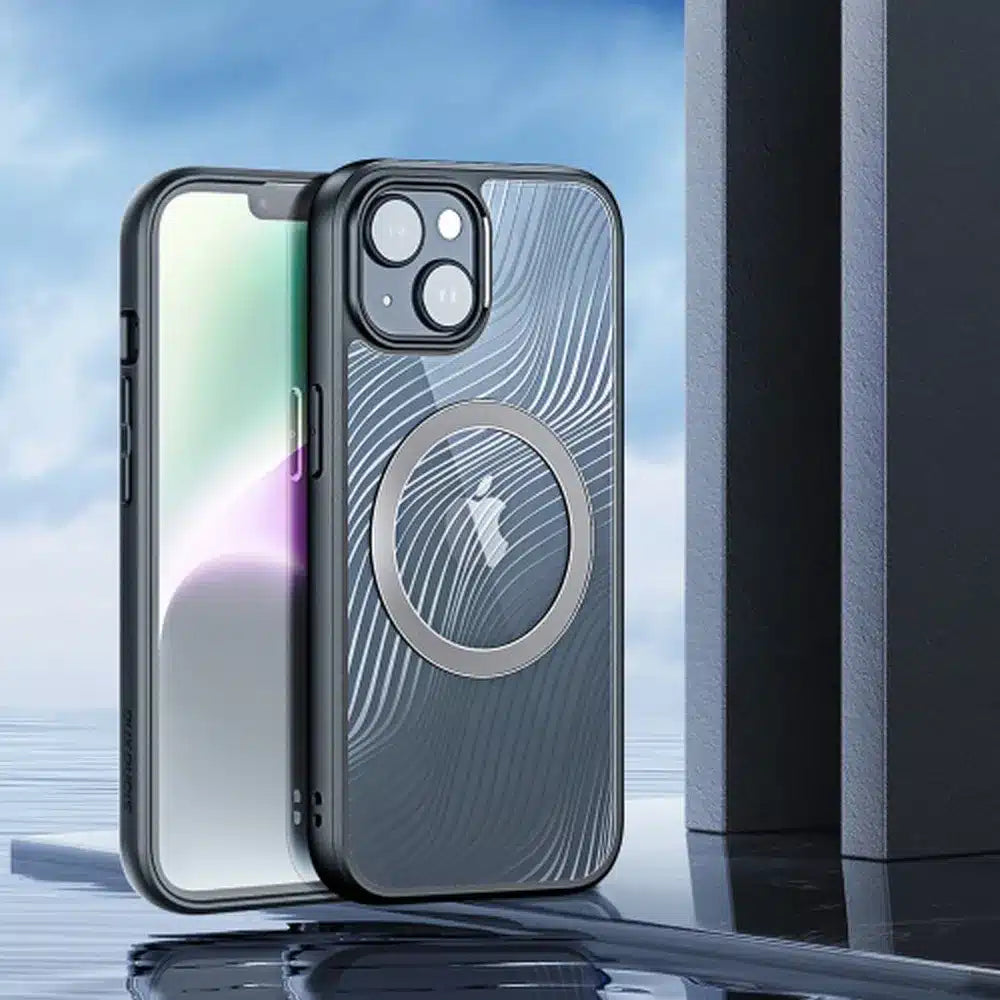 DUX DUCIS Aimo Mag - pancéřové pouzdro kompatibilní s MagSafe pro Apple iPhone 15 černé