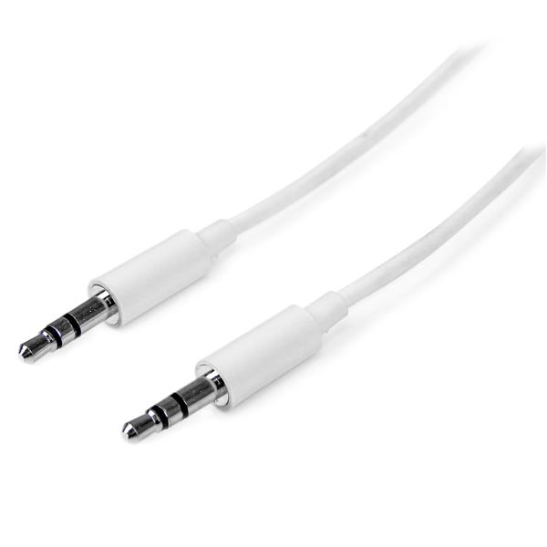 StarTech.com MU2MMMSWH audio kabel 2 m 3.5mm Bijelo