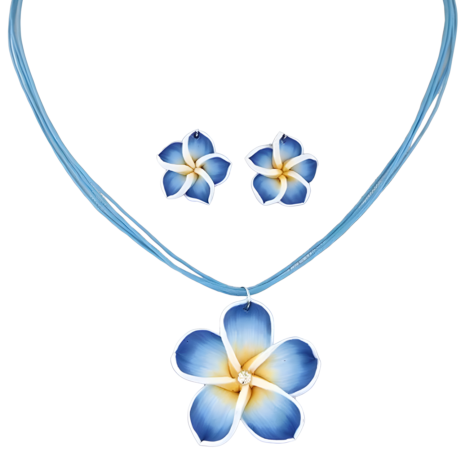 Set Bohemian Flower - Plava KP29718