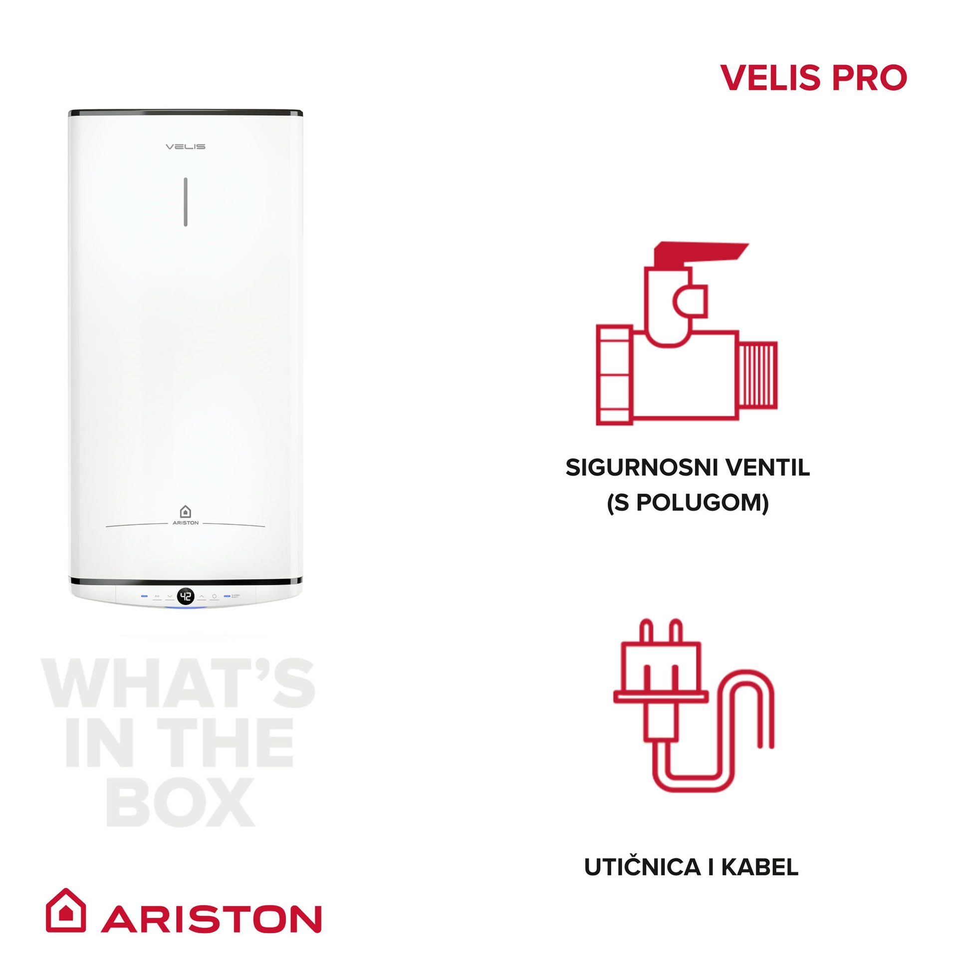 Bojler Ariston Velis Pro 50L