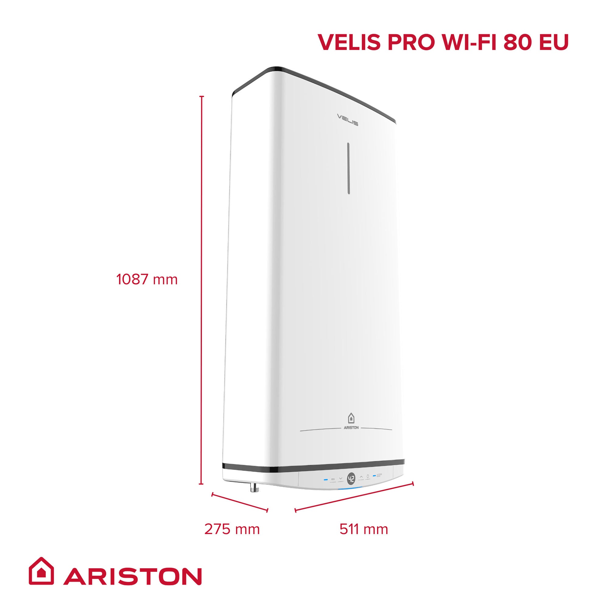 Bojler Ariston Velis Pro WI-FI 80L