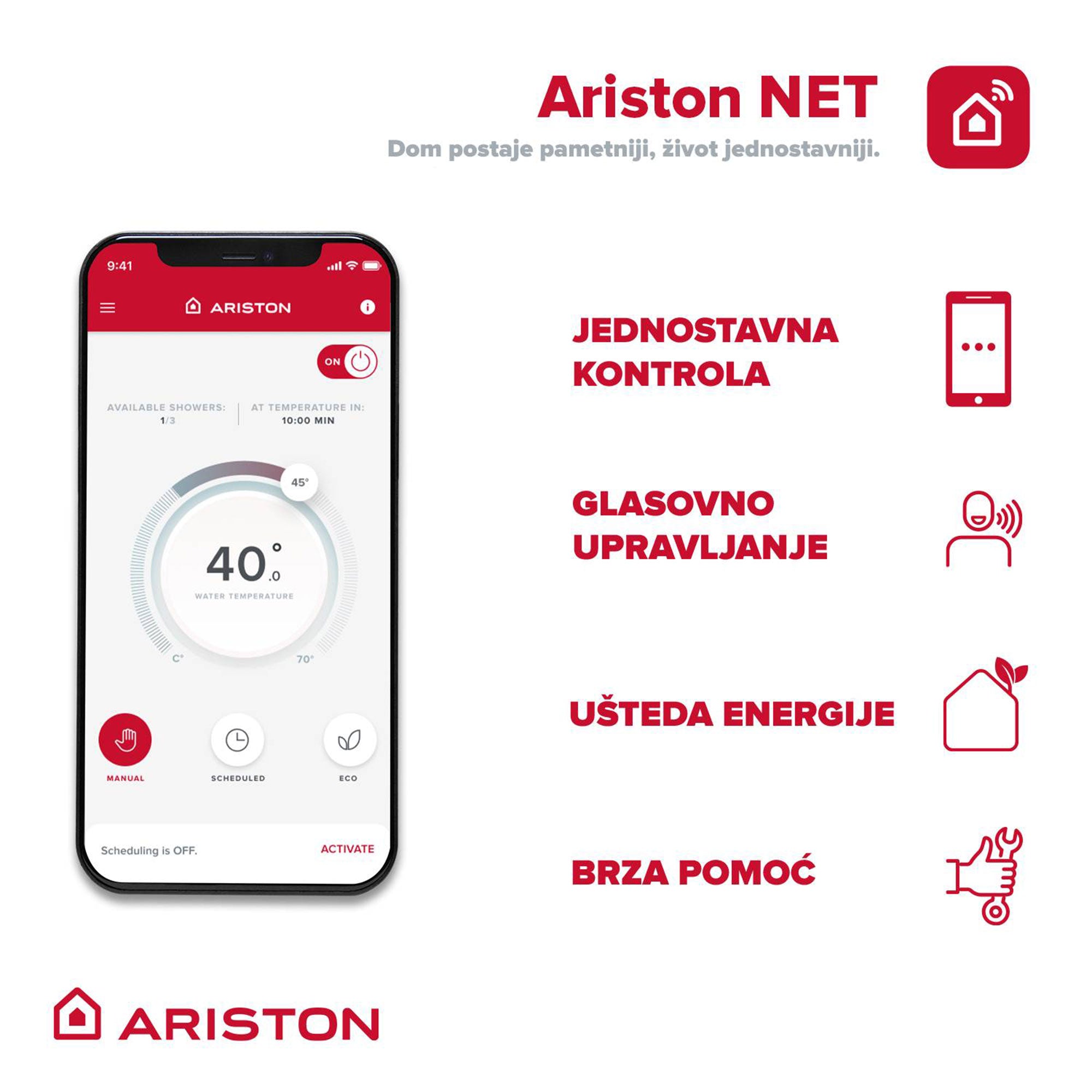 Bojler Ariston Velis Pro WI-FI 80L