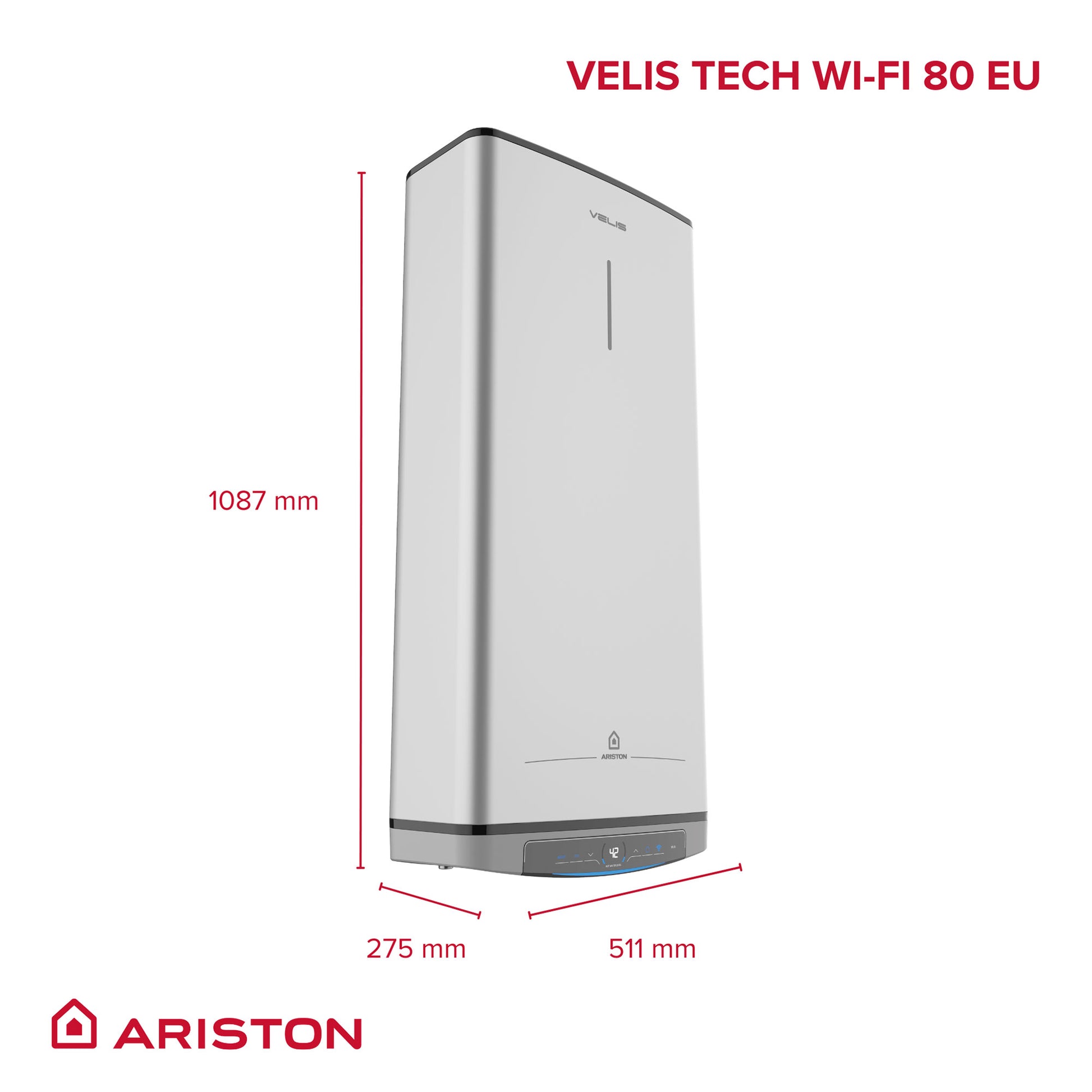 Bojler Ariston Velis Tech WI-FI 80L