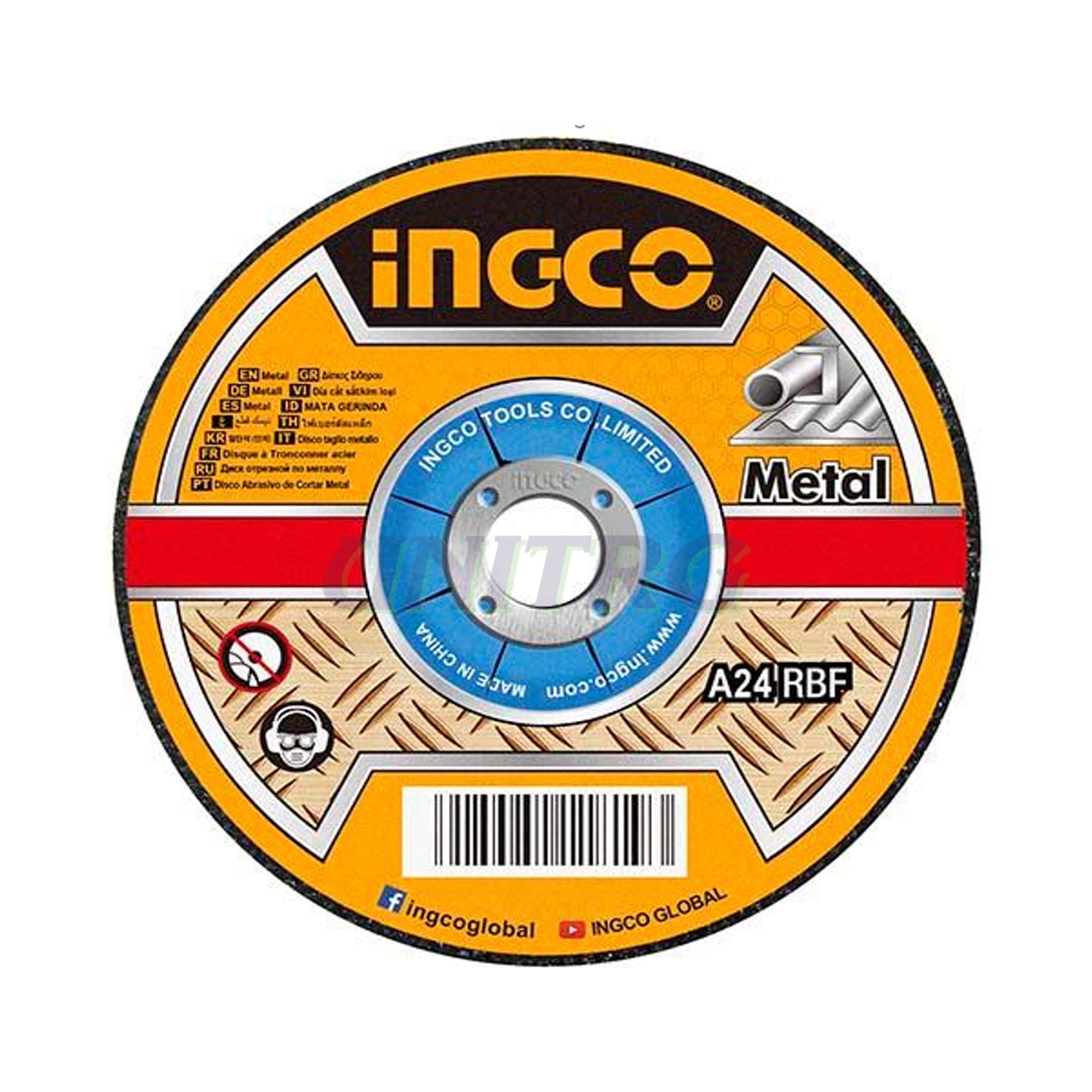Brusna ploča za metal 125x6 MGD601251 INGCO