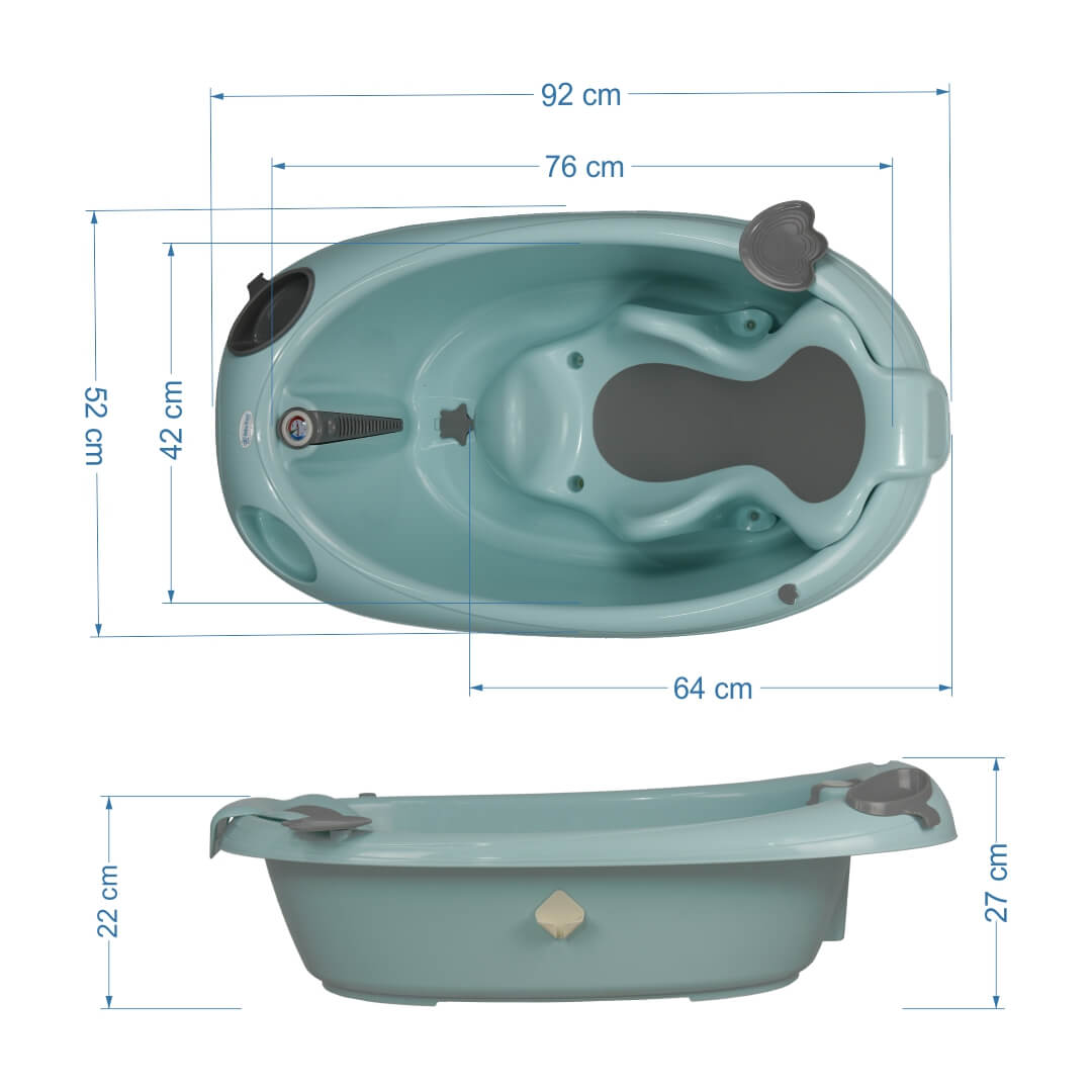 Dětská vanička Ocean s teploměrem