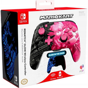 PDP Rematch Glow Crno, Ružičasto Podloga za igre Analogni / Digitalni Nintendo Switch, Nintendo Switch OLED