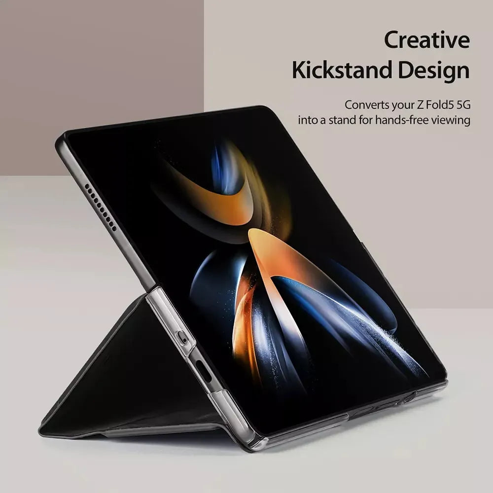 DUX DUCIS Bril - kožené pouzdro pro Samsung Galaxy Z Fold5 5G černé