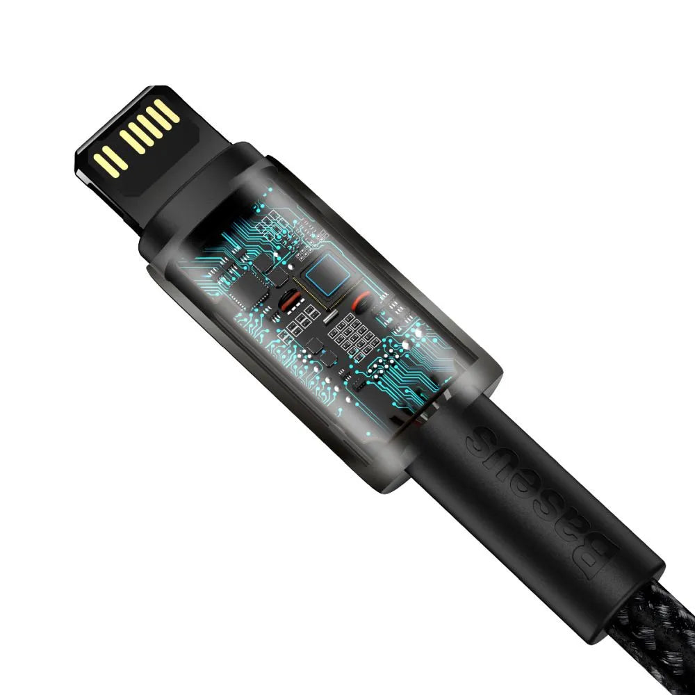BASEUS kabel typu C na Lightning PD 20W Tungsten Gold CATLWJ-01 1m černý