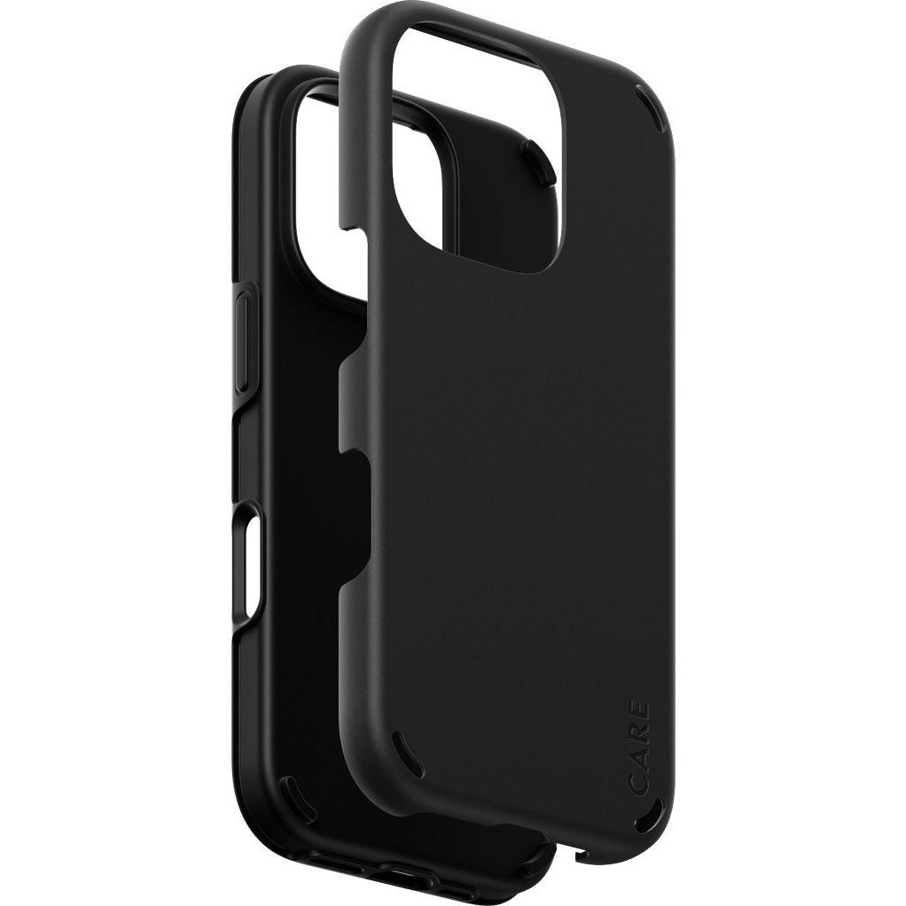 PanzerGlass CARE by PG Dub Def BLK iPhone16 6.3 Pro maska za mobitel Poklopac Prozirno