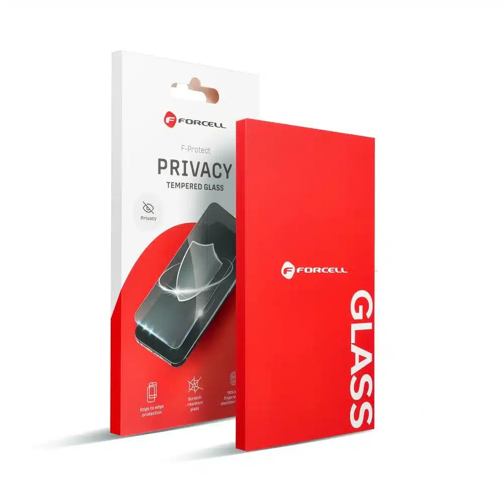 Tvrzené sklo Forcell Privacy Glass Anti-spy pro iPhone 16 Pro Max černé