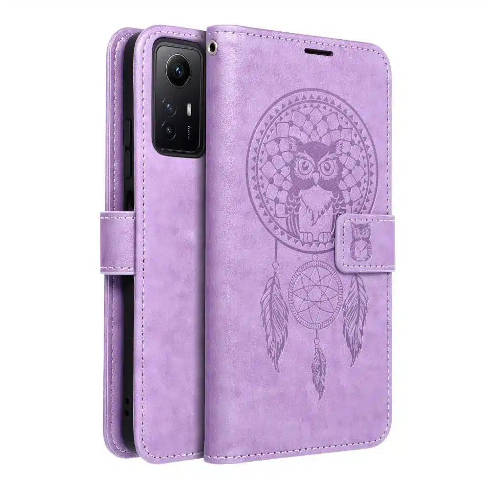 MEZZO Book case preklopna torbica za XIAOMI Redmi Note 12S dream catcher ljubičasta