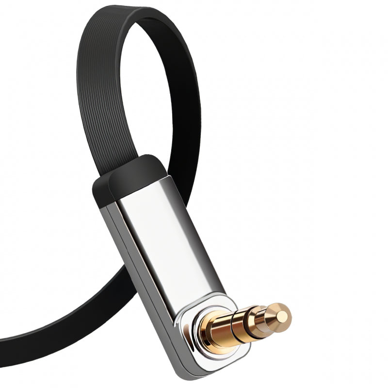 UGREEN 3,5 mm na 3,5 mm audio kabel lomený 1 m černý