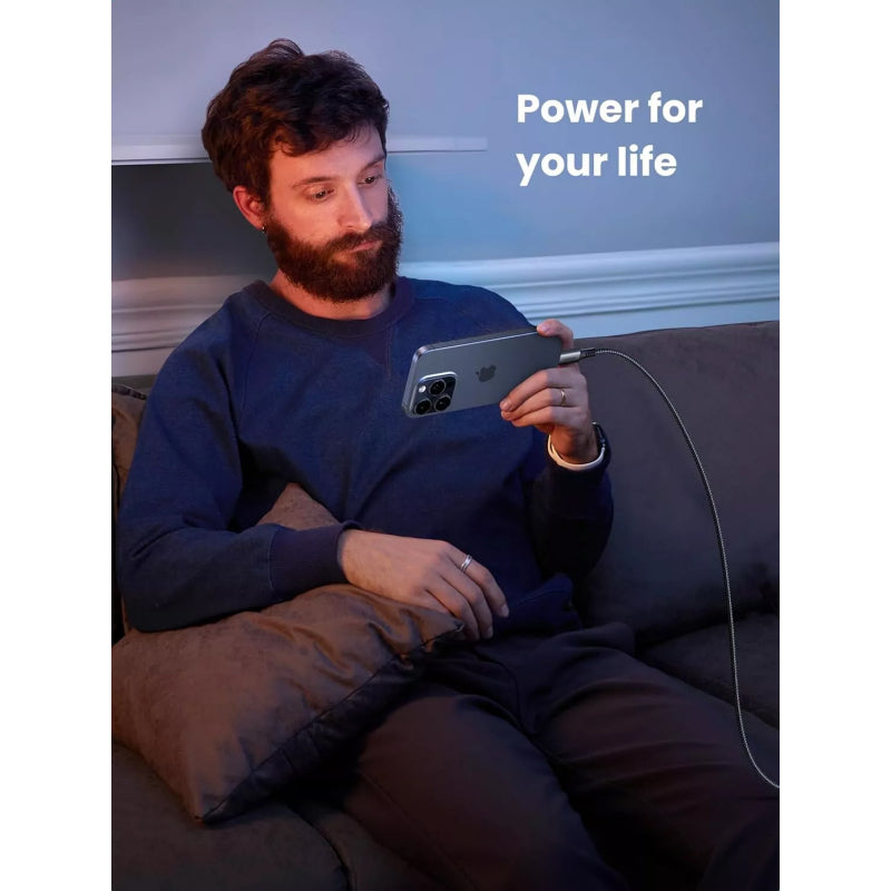 UGREEN US567 USB-C na USB-C kabel 60W 3A 2m šedý